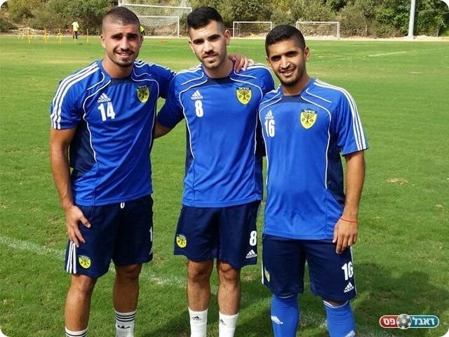 שלושת הקשרים. מימין לשמאל: אלישע, נודלמן ומערבי